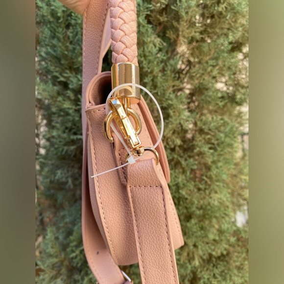 Anne Klein small cross body purse casual beige color - Picture 2 of 8